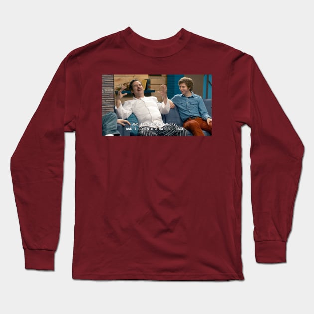 Cake Boss Hateful Rage Paul F Tompkins Long Sleeve T-Shirt by CakeBoss